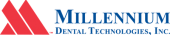 Blue And Red Millennium Technologies Logo